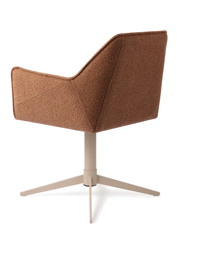 Tome Esszimmerstuhl von Jesper Home in Cinnamon Bun, Quad, Beige, Ansicht 4