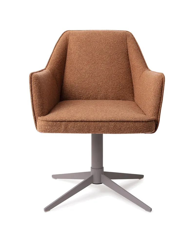 Tome Esszimmerstuhl von Jesper Home in Cinnamon Bun, Quad, Grau, Ansicht 1