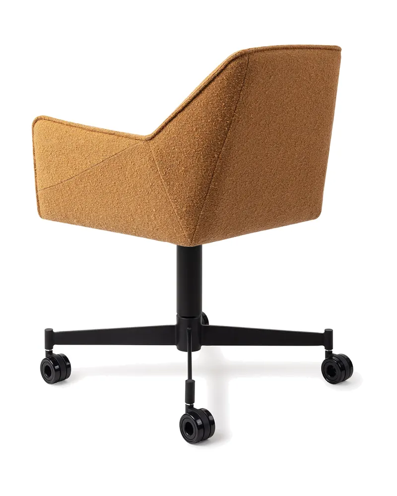Tome Esszimmerstuhl von Jesper Home in Masai Giraffe, Caster, Schwarz, Ansicht 4