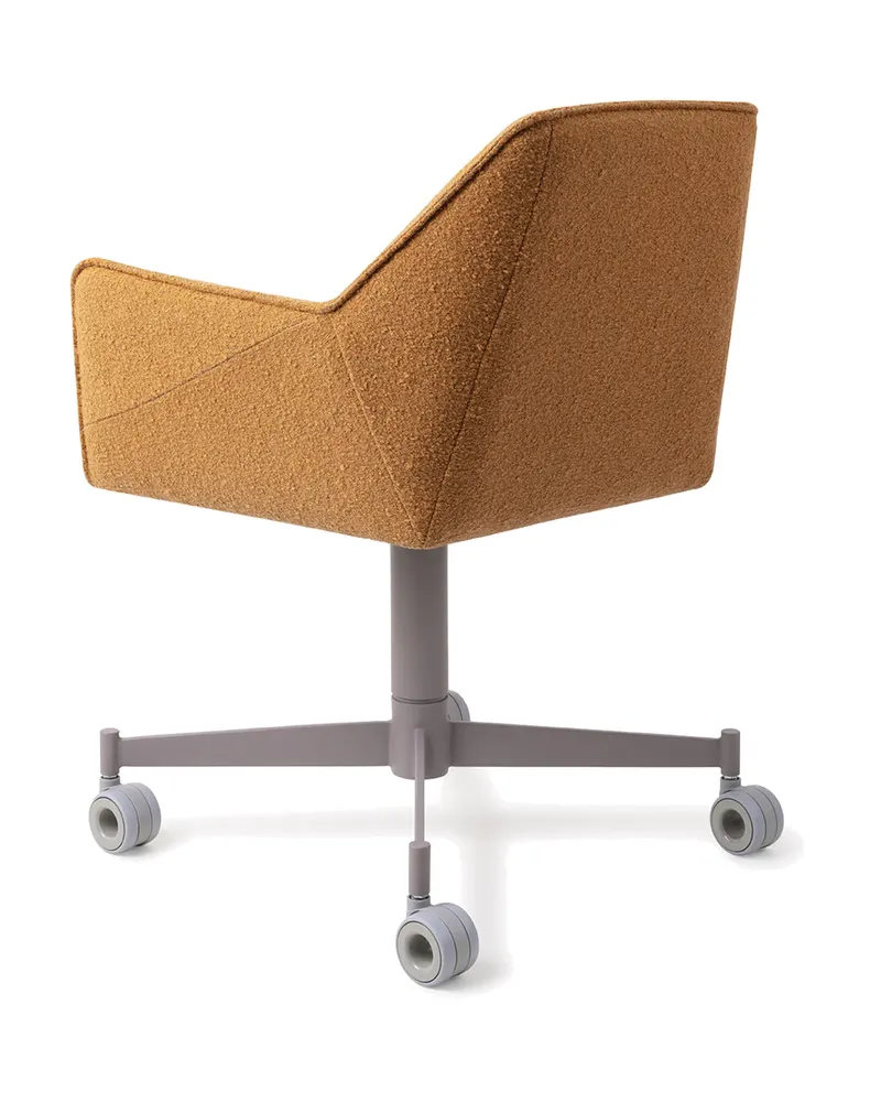 Tome Esszimmerstuhl von Jesper Home in Masai Giraffe, Caster, Grau, Ansicht 4