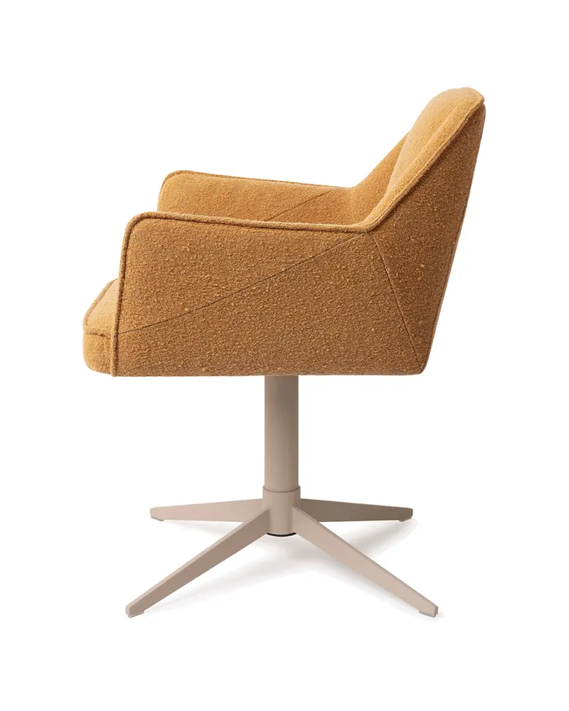 Tome Esszimmerstuhl von Jesper Home in Masai Giraffe, Quad, Beige, Ansicht 2