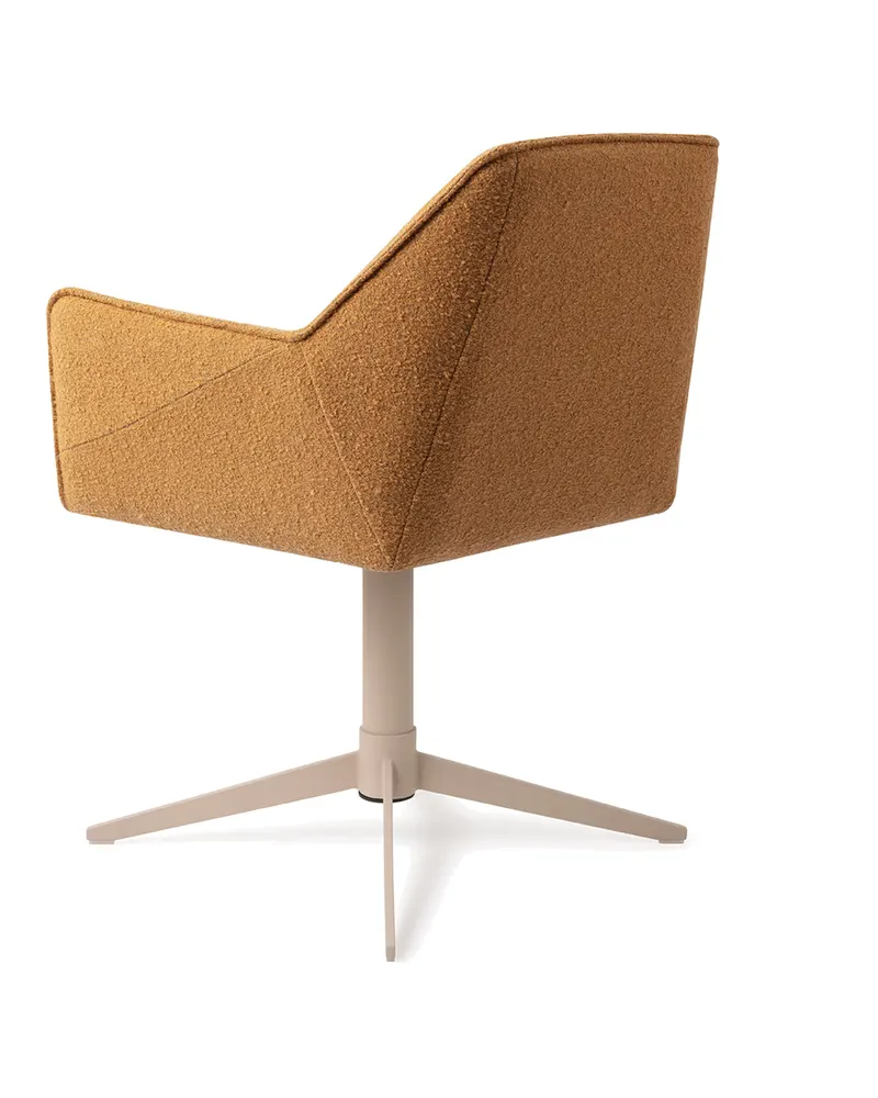 Tome Esszimmerstuhl von Jesper Home in Masai Giraffe, Quad, Beige, Ansicht 4