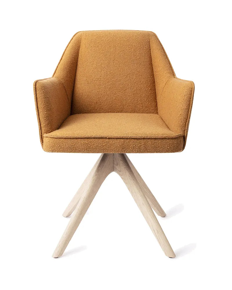 Tome Esszimmerstuhl von Jesper Home in Masai Giraffe, Revolve Oak, Gebleicht, Ansicht 1