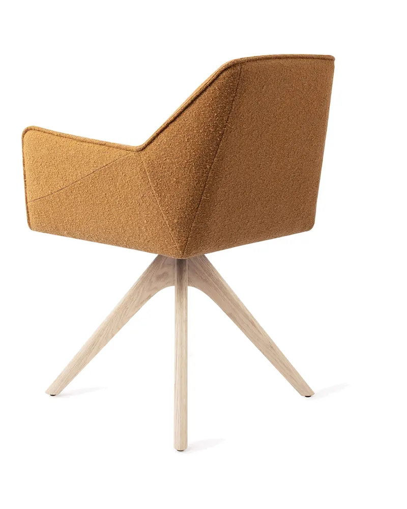 Tome Esszimmerstuhl von Jesper Home in Masai Giraffe, Revolve Oak, Gebleicht, Ansicht 4