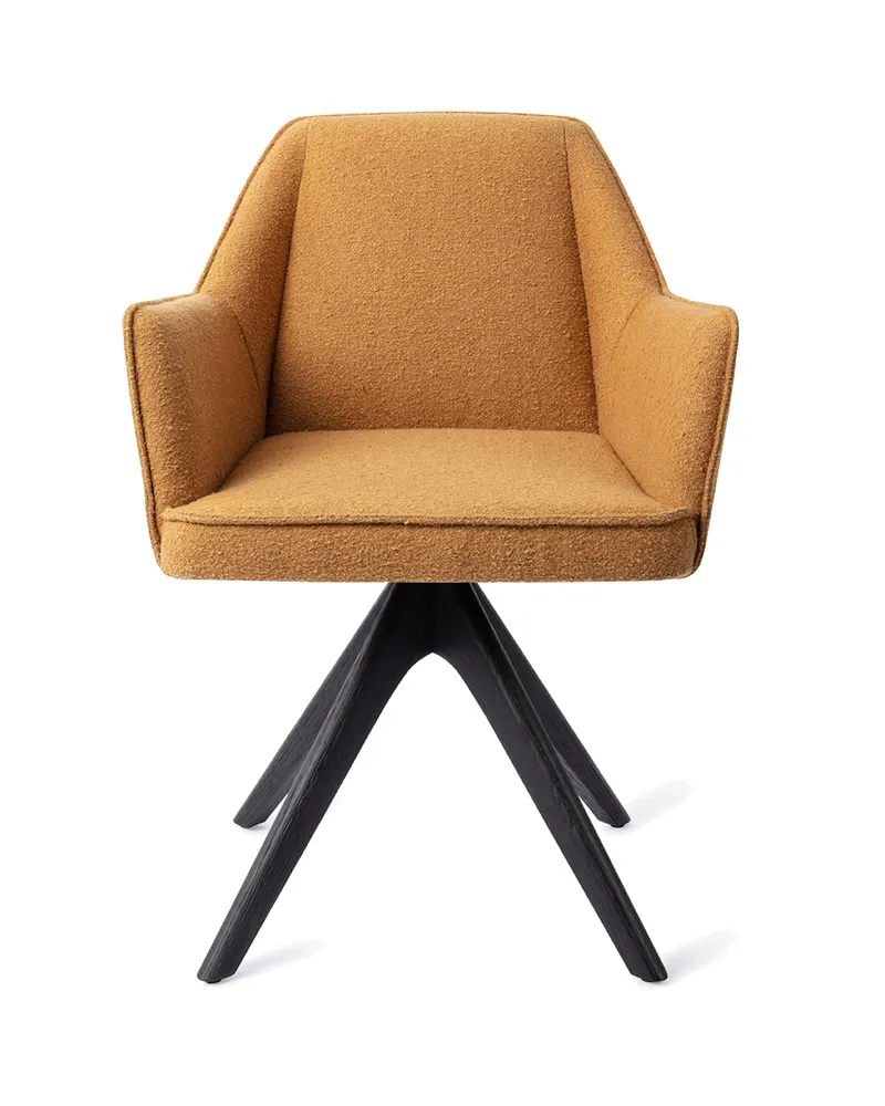 Tome Esszimmerstuhl von Jesper Home in Masai Giraffe, Revolve Oak, Schwarz, Ansicht 1