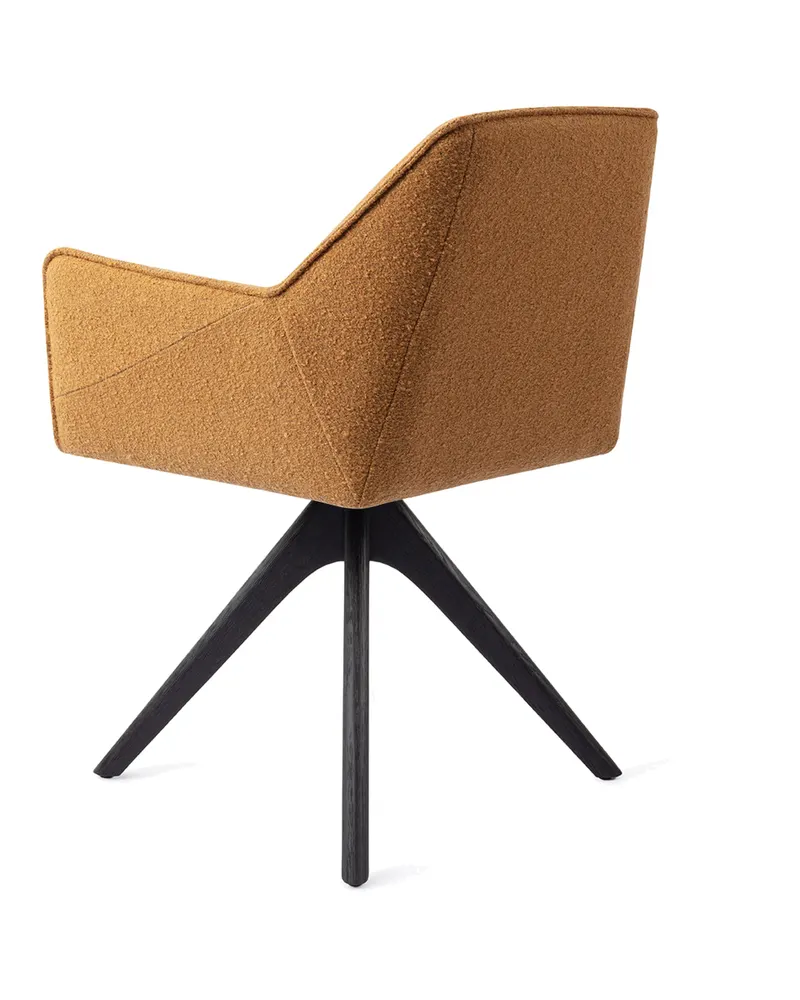 Tome Esszimmerstuhl von Jesper Home in Masai Giraffe, Revolve Oak, Schwarz, Ansicht 4