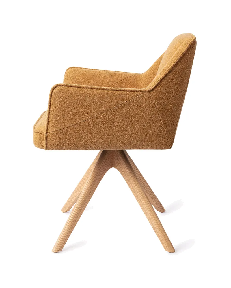 Tome Esszimmerstuhl von Jesper Home in Masai Giraffe, Revolve Oak, Natur, Ansicht 2