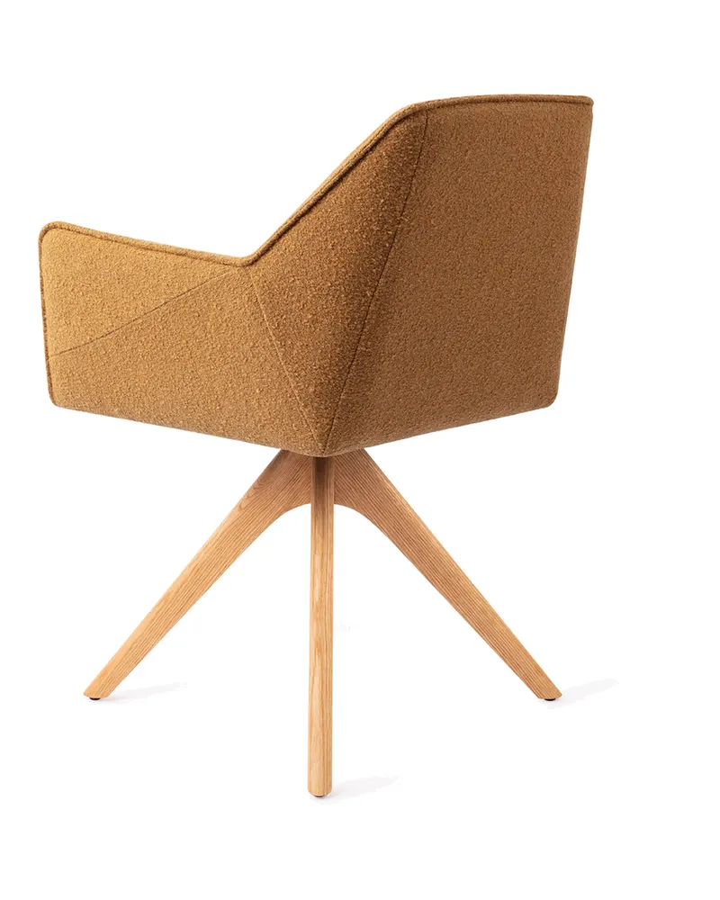 Tome Esszimmerstuhl von Jesper Home in Masai Giraffe, Revolve Oak, Natur, Ansicht 4