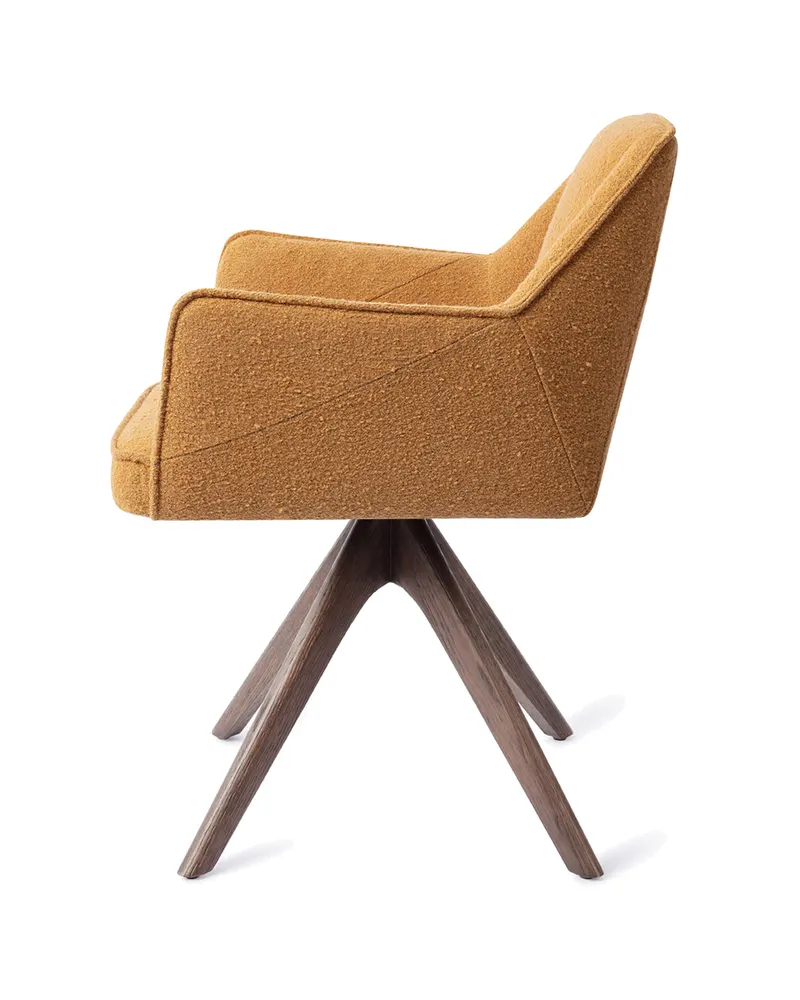 Tome Esszimmerstuhl von Jesper Home in Masai Giraffe, Revolve Oak, Walnuss, Ansicht 3