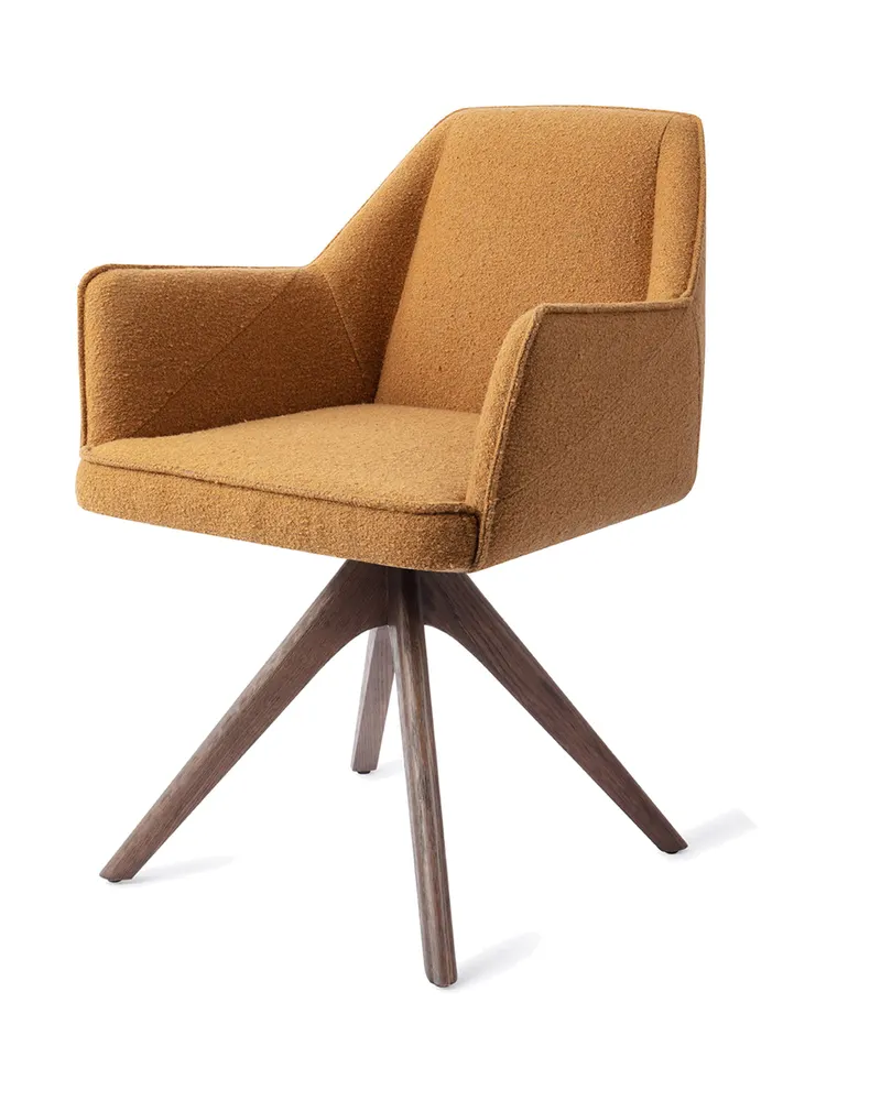 Tome Esszimmerstuhl von Jesper Home in Masai Giraffe, Revolve Oak, Walnuss, Ansicht 4