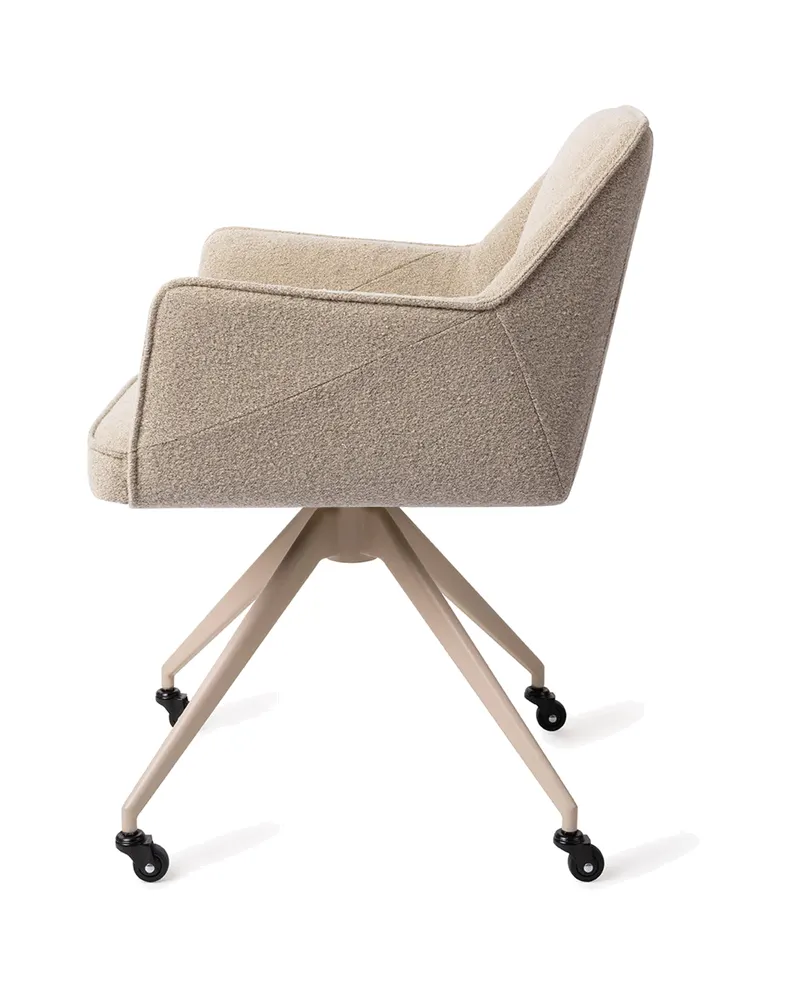 Tome Esszimmerstuhl von Jesper Home in Great Greige, Glide, Beige, Ansicht 2