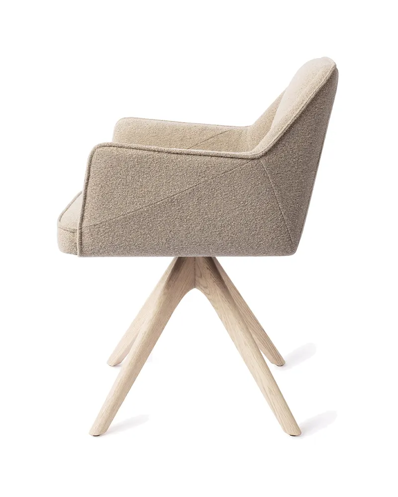 Tome Esszimmerstuhl von Jesper Home in Great Greige, Revolve Oak, Gebleicht, Ansicht 2