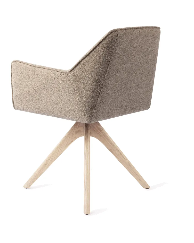 Tome Esszimmerstuhl von Jesper Home in Great Greige, Revolve Oak, Gebleicht, Ansicht 4