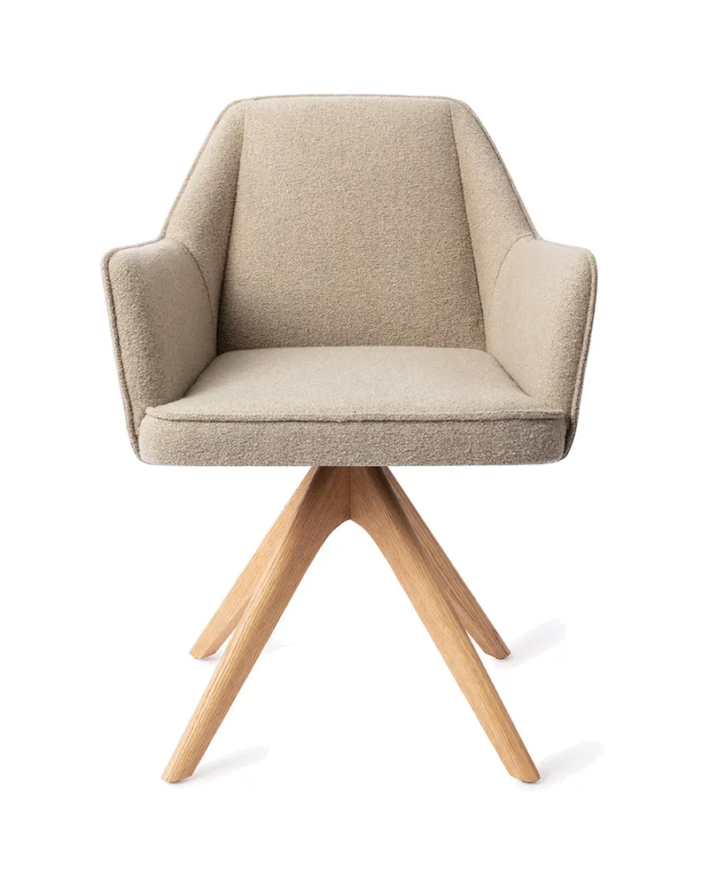 Tome Esszimmerstuhl von Jesper Home in Great Greige, Revolve Oak, Natur, Ansicht 1