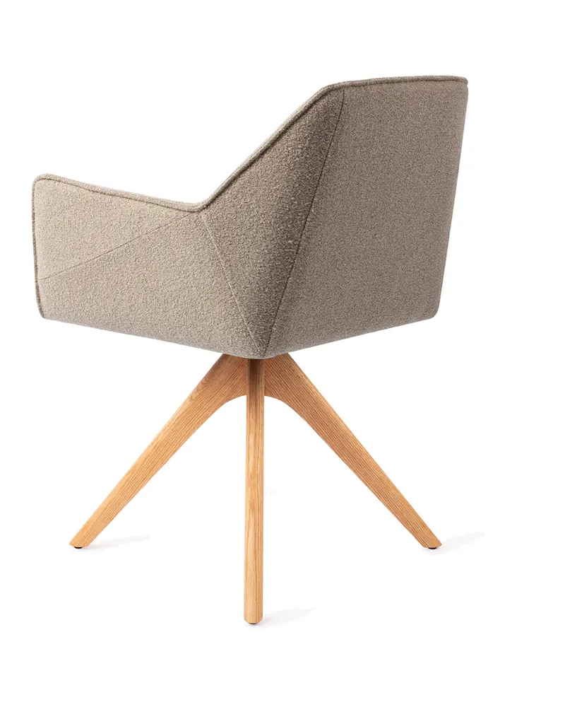 Tome Esszimmerstuhl von Jesper Home in Great Greige, Revolve Oak, Natur, Ansicht 4
