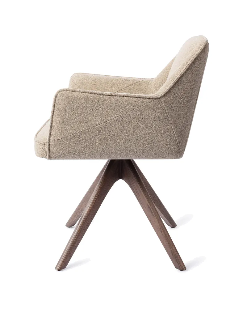 Tome Esszimmerstuhl von Jesper Home in Great Greige, Revolve Oak, Walnuss, Ansicht 2