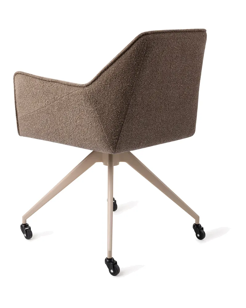 Tome Esszimmerstuhl von Jesper Home in Idaho Potato, Glide, Beige, Ansicht 4