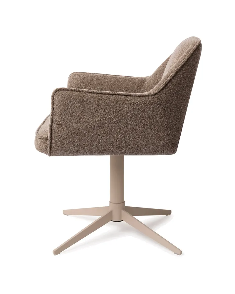 Tome Esszimmerstuhl von Jesper Home in Idaho Potato, Quad, Beige, Ansicht 2