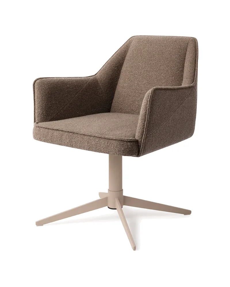 Tome Esszimmerstuhl von Jesper Home in Idaho Potato, Quad, Beige, Ansicht 3