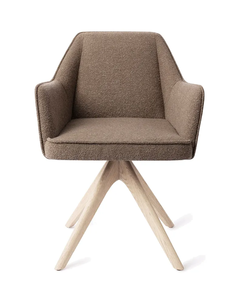 Tome Esszimmerstuhl von Jesper Home in Idaho Potato, Revolve Oak, Gebleicht, Ansicht 1