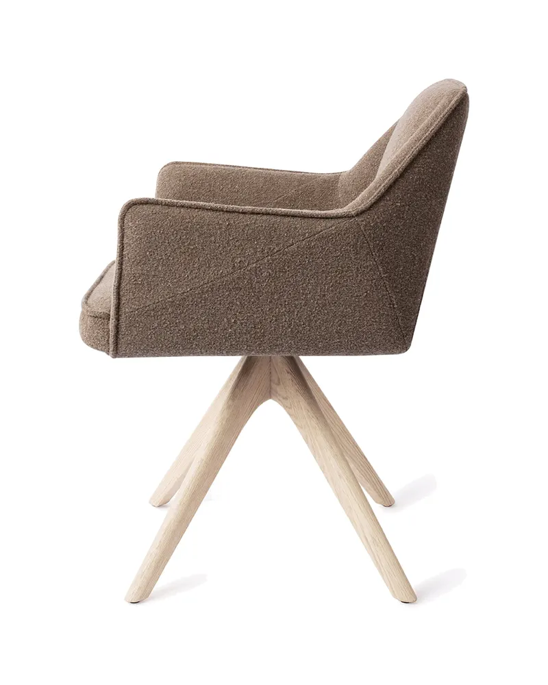 Tome Esszimmerstuhl von Jesper Home in Idaho Potato, Revolve Oak, Gebleicht, Ansicht 2