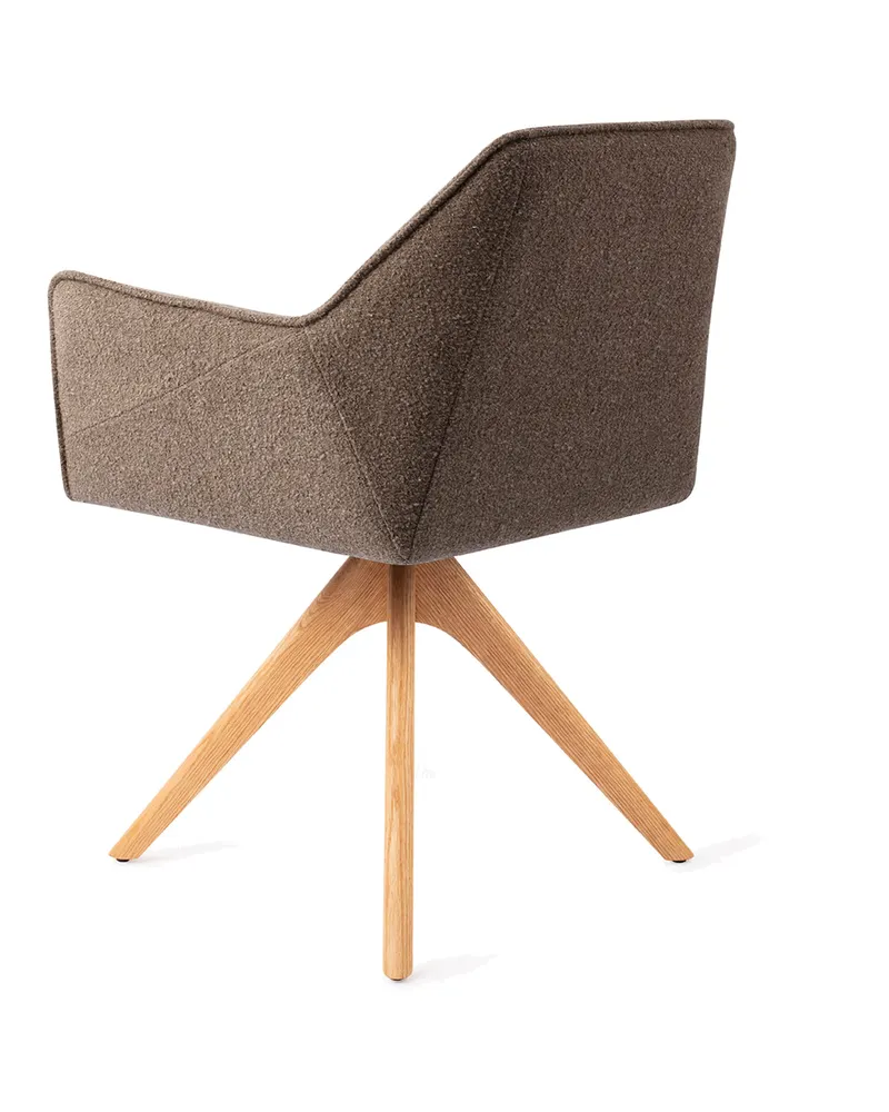 Tome Esszimmerstuhl von Jesper Home in Idaho Potato, Revolve Oak, Natur, Ansicht 4