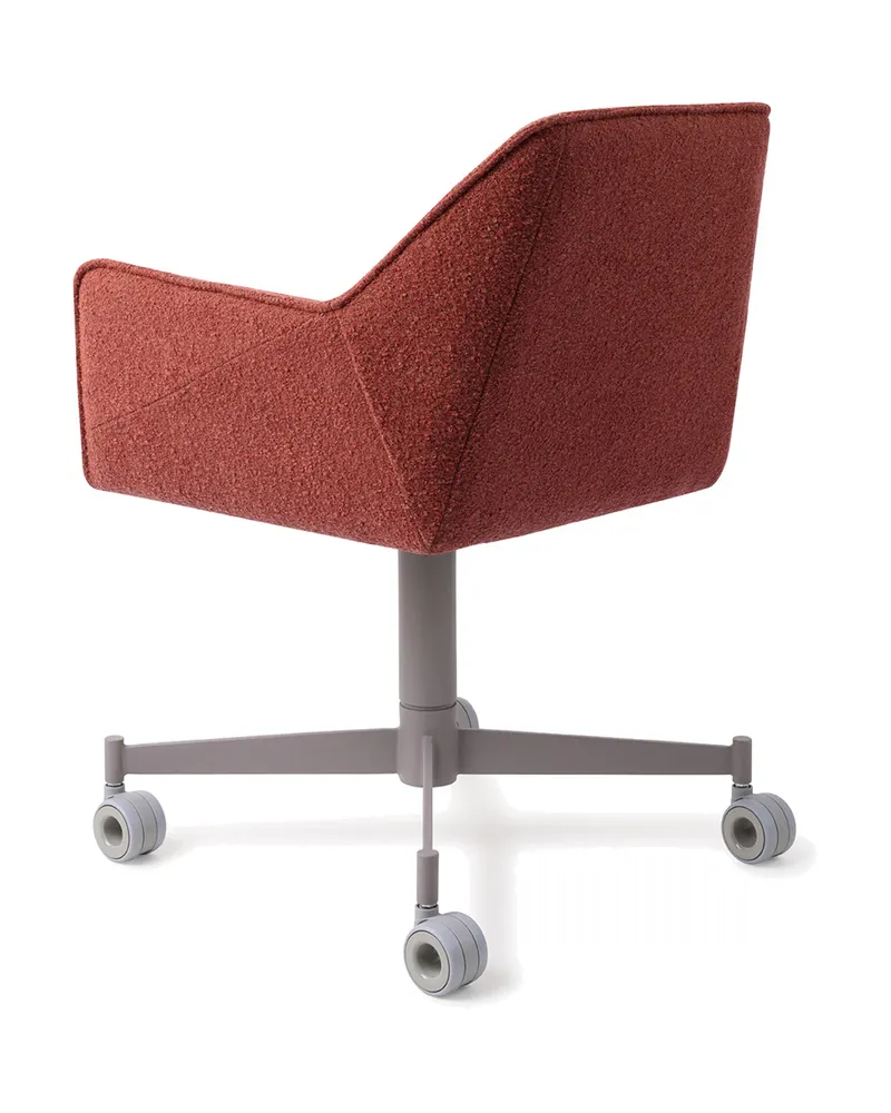 Tome Esszimmerstuhl von Jesper Home in Shabby Saffron, Caster, Grau, Ansicht 4