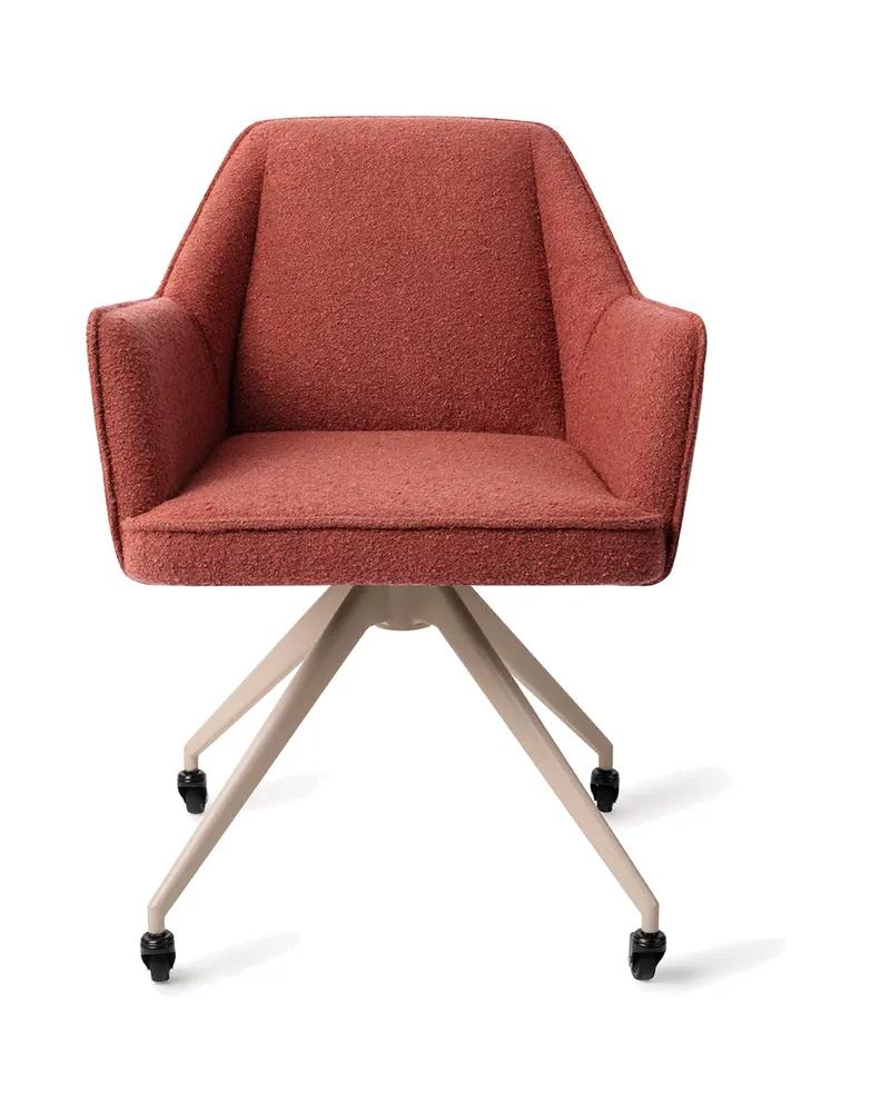 Tome Esszimmerstuhl von Jesper Home in Shabby Saffron, Glide, Beige, Ansicht 1