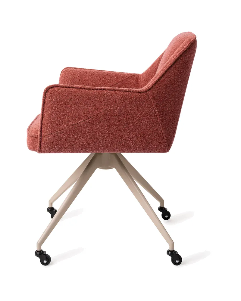Tome Esszimmerstuhl von Jesper Home in Shabby Saffron, Glide, Beige, Ansicht 2