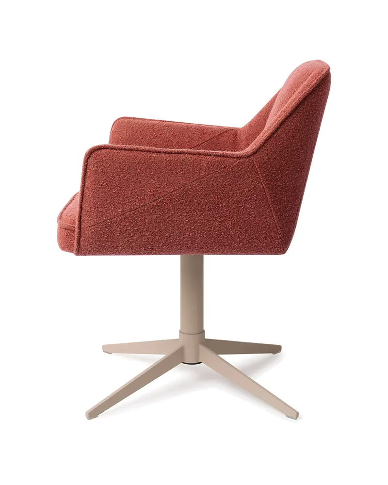 Tome Esszimmerstuhl von Jesper Home in Shabby Saffron, Quad, Beige, Ansicht 2