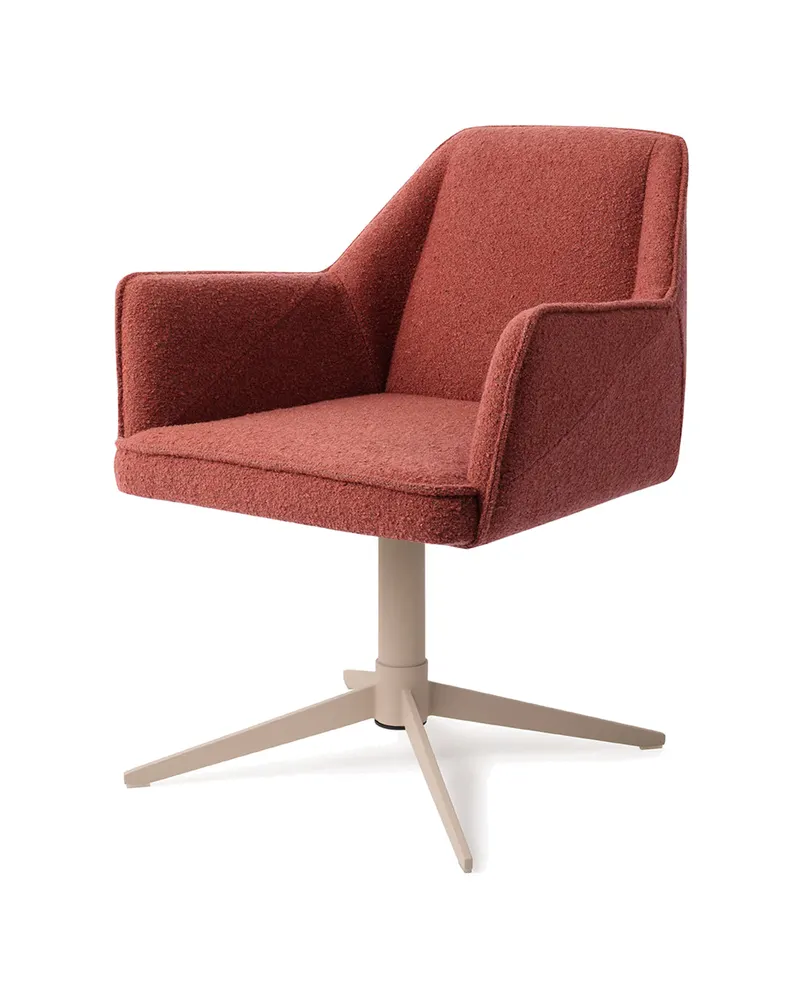 Tome Esszimmerstuhl von Jesper Home in Shabby Saffron, Quad, Beige, Ansicht 3