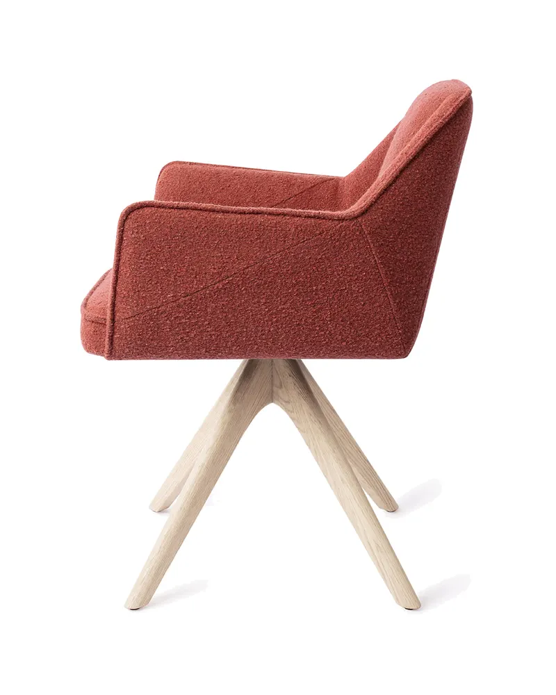 Tome Esszimmerstuhl von Jesper Home in Shabby Saffron, Revolve Oak, Gebleicht, Ansicht 2