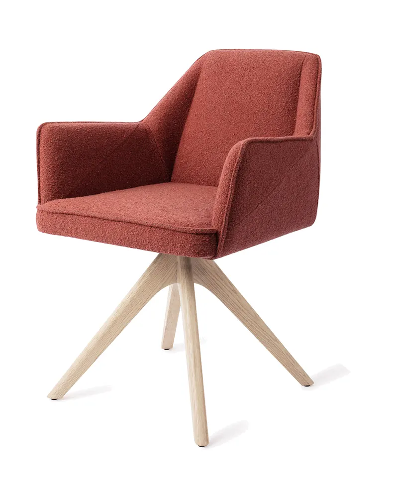 Tome Esszimmerstuhl von Jesper Home in Shabby Saffron, Revolve Oak, Gebleicht, Ansicht 3