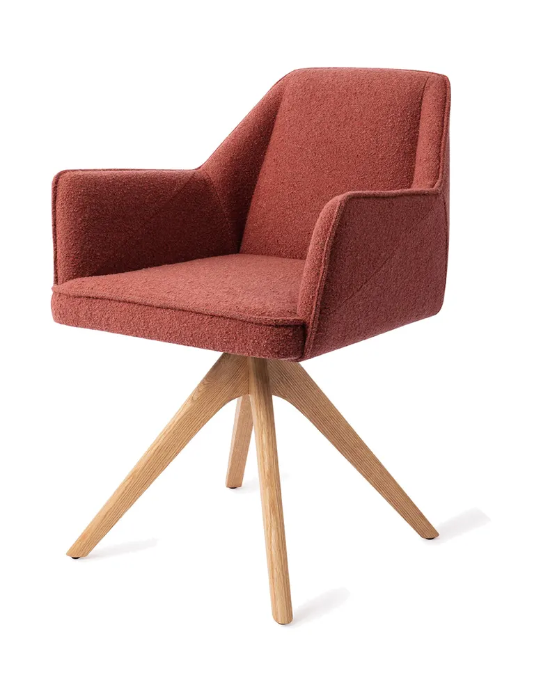 Tome Esszimmerstuhl von Jesper Home in Shabby Saffron, Revolve Oak, Natur, Ansicht 3