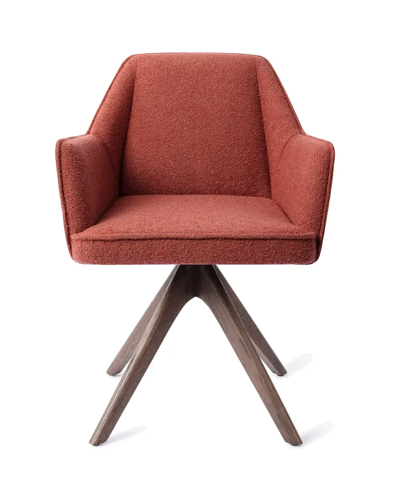 Tome Esszimmerstuhl von Jesper Home in Shabby Saffron, Revolve Oak, Walnuss, Ansicht 1
