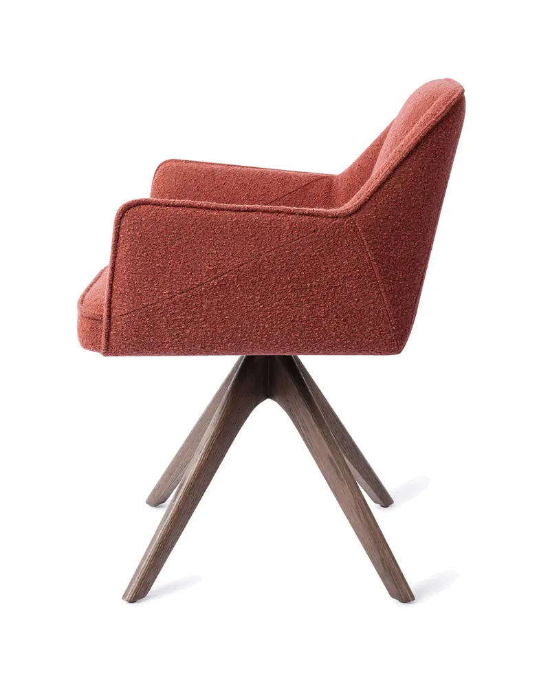 Tome Esszimmerstuhl von Jesper Home in Shabby Saffron, Revolve Oak, Walnuss, Ansicht 2