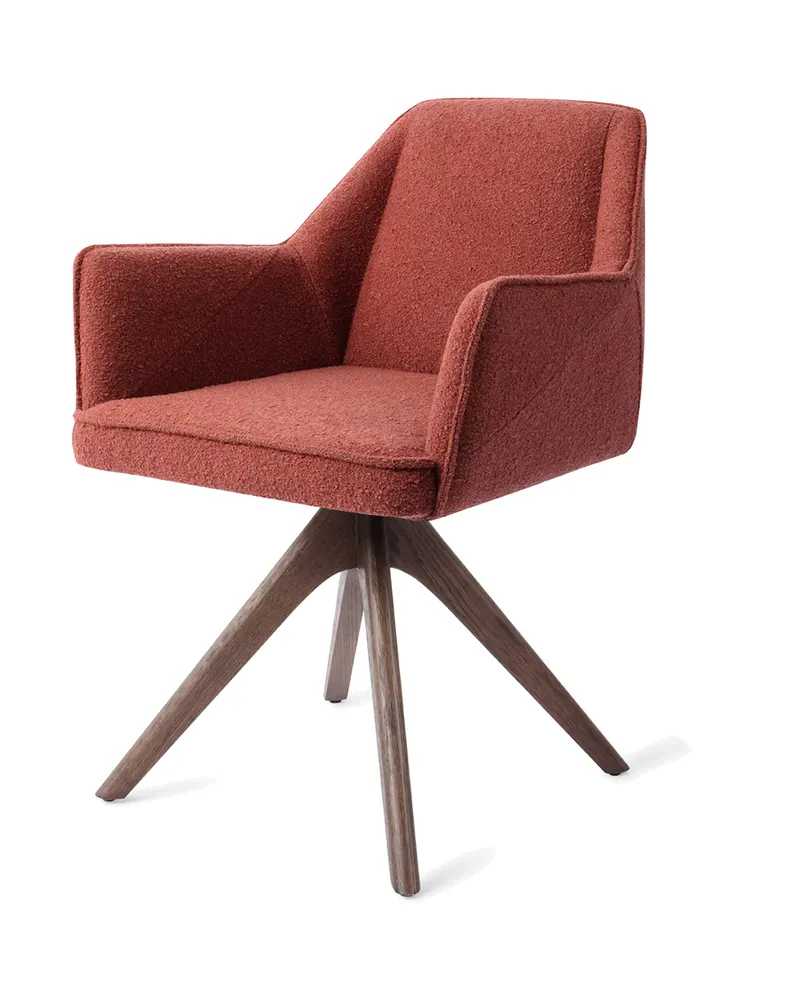 Tome Esszimmerstuhl von Jesper Home in Shabby Saffron, Revolve Oak, Walnuss, Ansicht 3