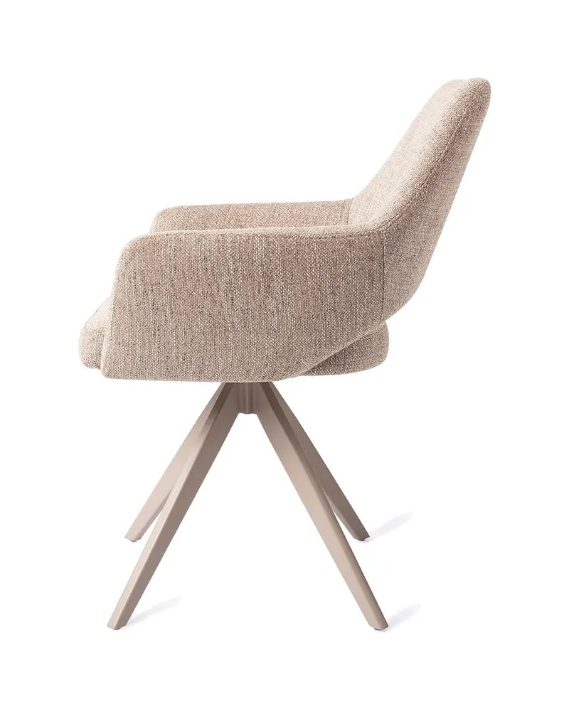 Yanai Esszimmerstuhl von Jesper Home in Biscuit Beach, Turn, Beige, Ansicht 2