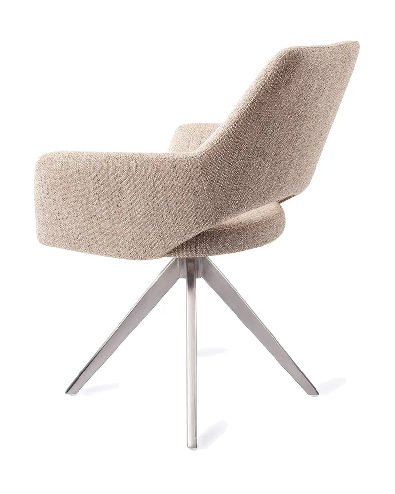 Yanai Esszimmerstuhl von Jesper Home in Biscuit Beach, Turn, Edelstahl, Ansicht 4