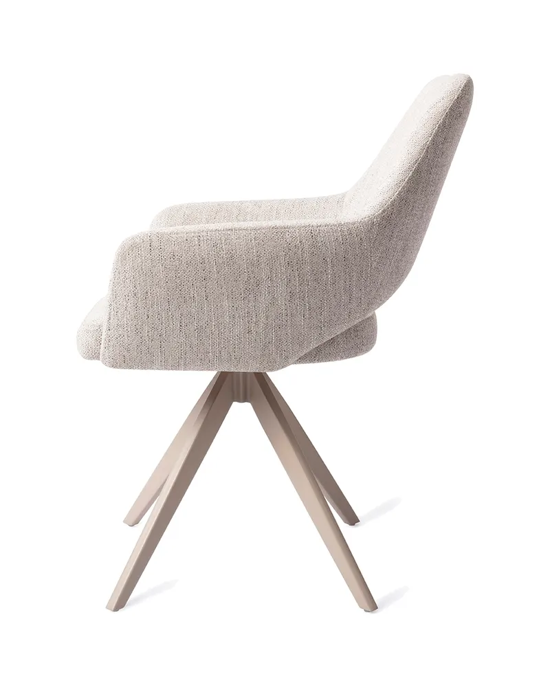 Yanai Esszimmerstuhl von Jesper Home in Pigeon, Turn, Beige, Ansicht 2