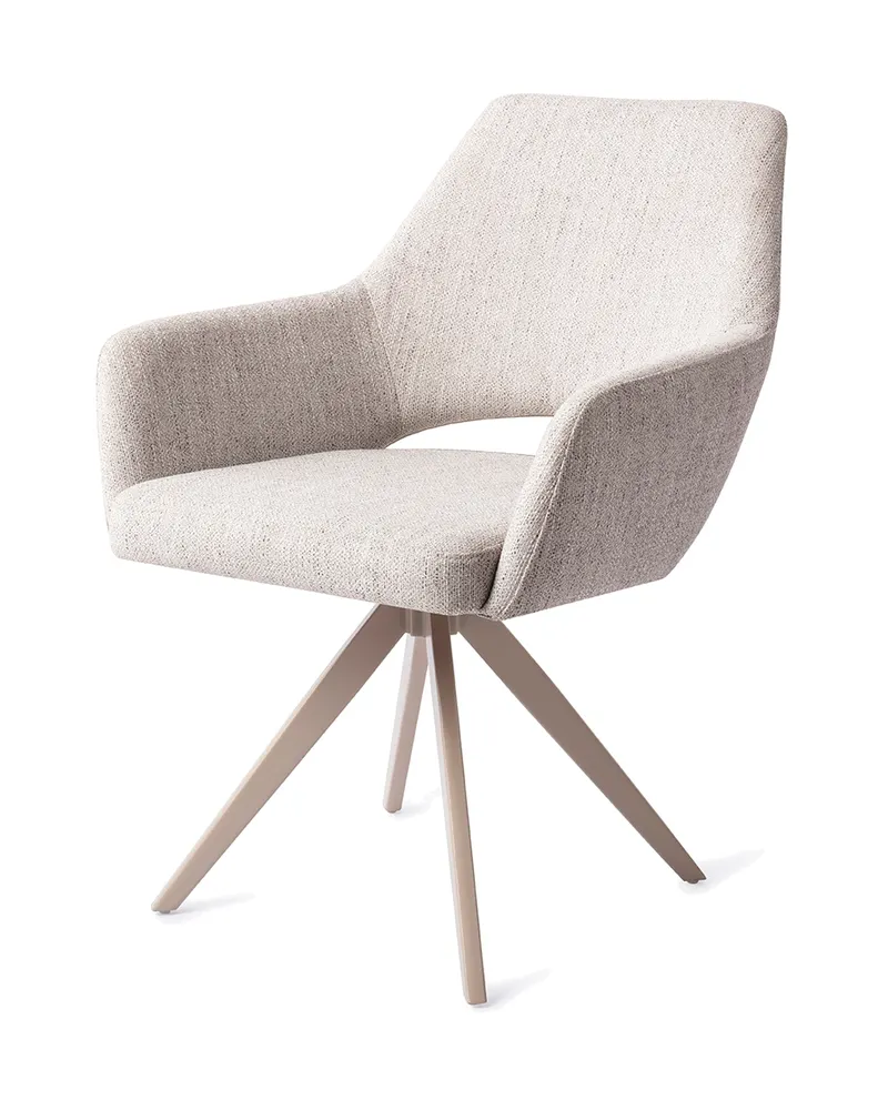 Yanai Esszimmerstuhl von Jesper Home in Pigeon, Turn, Beige, Ansicht 3