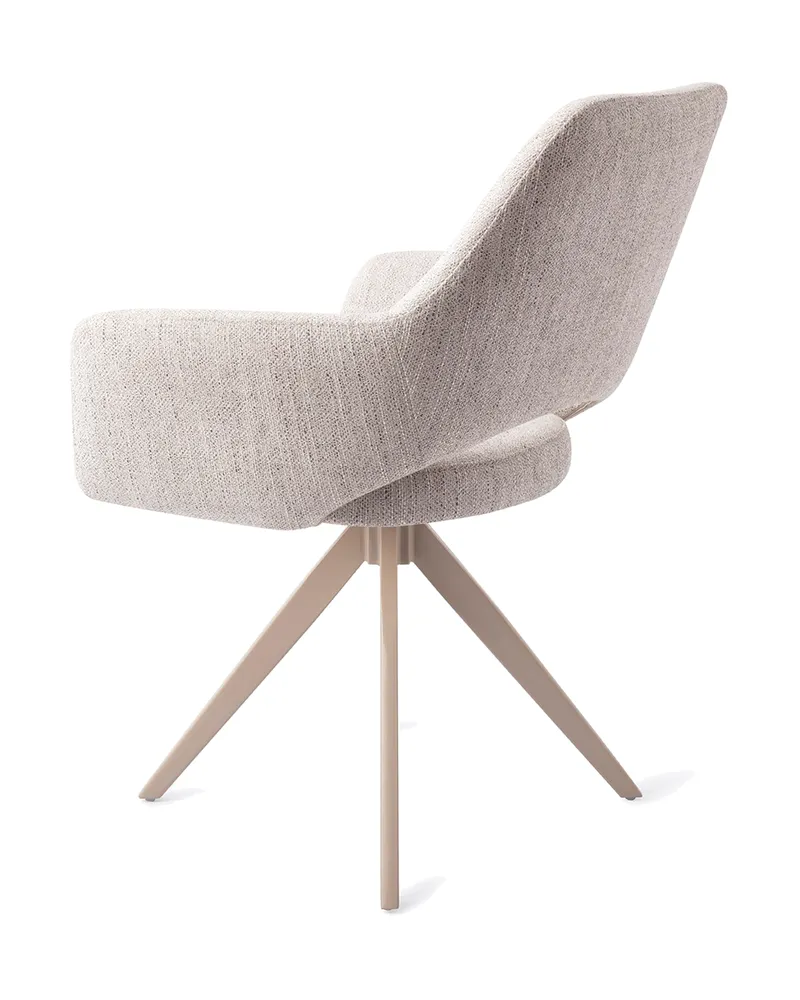 Yanai Esszimmerstuhl von Jesper Home in Pigeon, Turn, Beige, Ansicht 4
