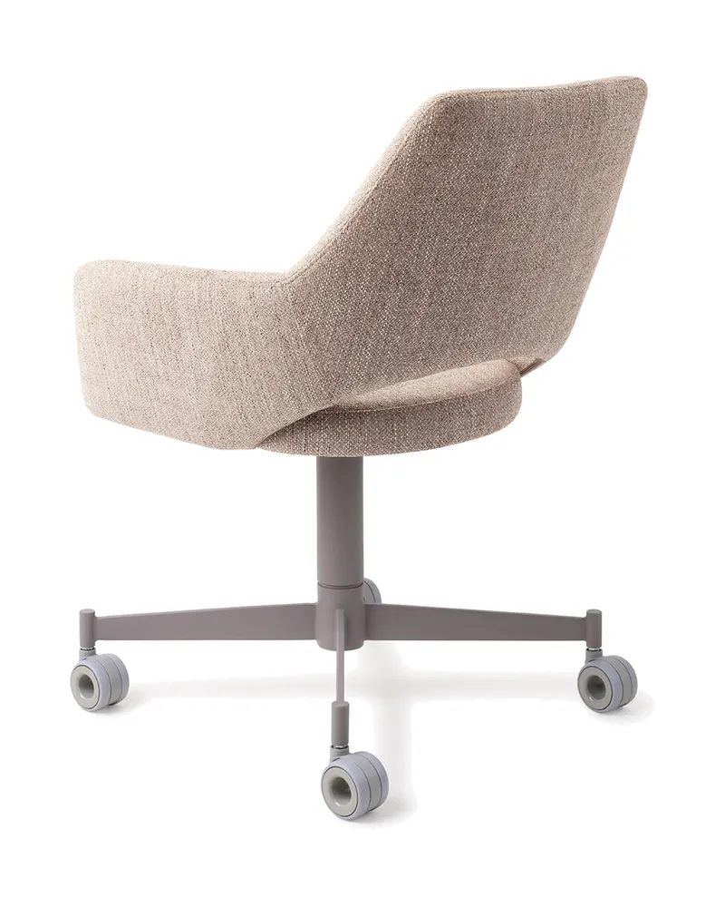Yanai Esszimmerstuhl von Jesper Home in Biscuit Beach, Caster, Grau, Ansicht 4