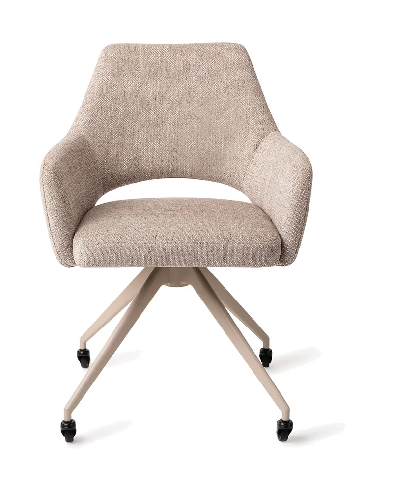 Yanai Esszimmerstuhl von Jesper Home in Biscuit Beach, Glide, Beige, Ansicht 1