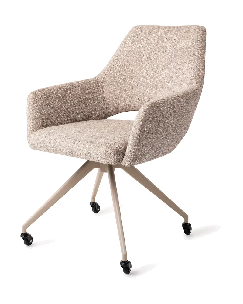 Yanai Esszimmerstuhl von Jesper Home in Biscuit Beach, Glide, Beige, Ansicht 3