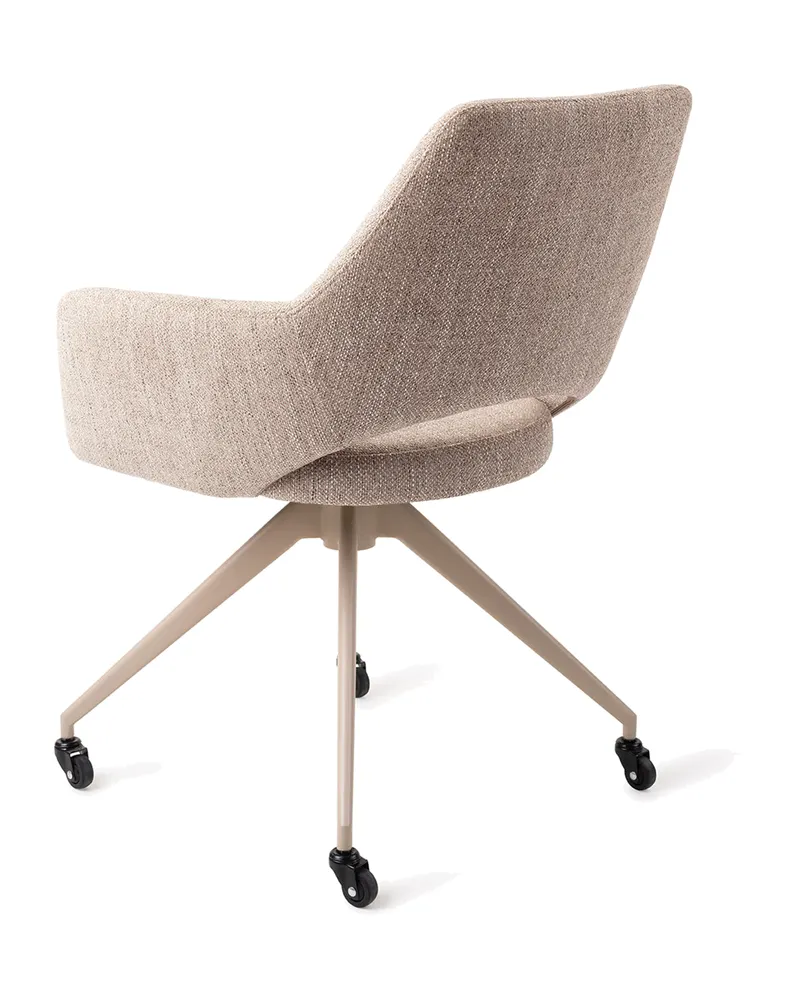 Yanai Esszimmerstuhl von Jesper Home in Biscuit Beach, Glide, Beige, Ansicht 4