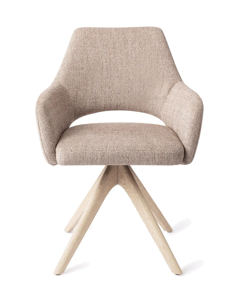 Yanai Esszimmerstuhl von Jesper Home in Biscuit Beach, Revolve Oak, Gebleicht, Ansicht 1