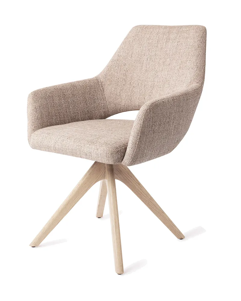 Yanai Esszimmerstuhl von Jesper Home in Biscuit Beach, Revolve Oak, Gebleicht, Ansicht 3