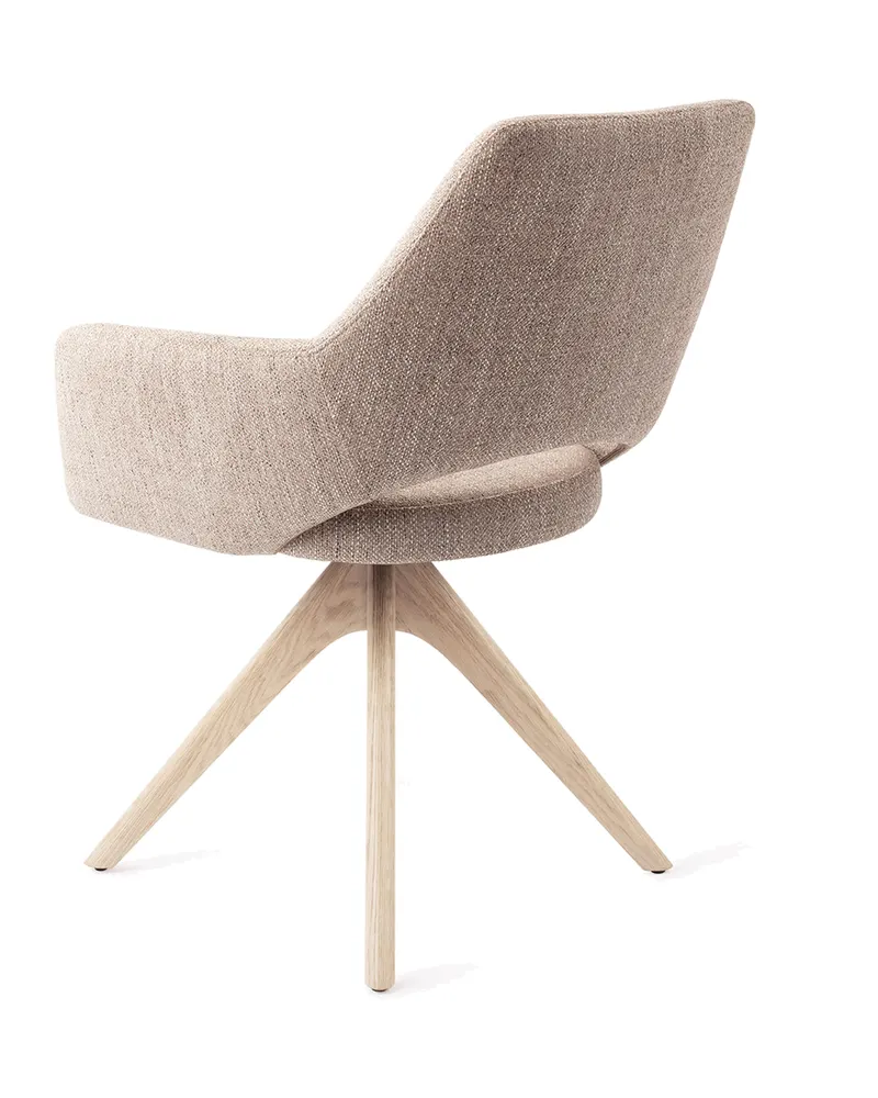 Yanai Esszimmerstuhl von Jesper Home in Biscuit Beach, Revolve Oak, Gebleicht, Ansicht 4