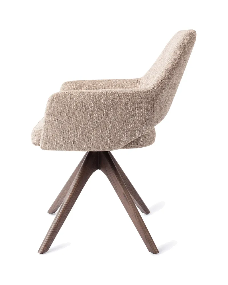 Yanai Esszimmerstuhl von Jesper Home in Biscuit Beach, Revolve Oak, Walnuss, Ansicht 2